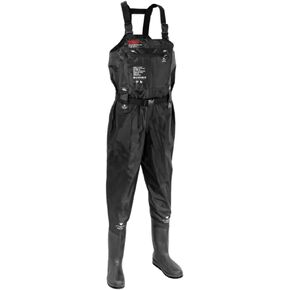 DRESS Fishing Chest Waders for Men Women - Waterproof with PVC Boots and Inner Mesh