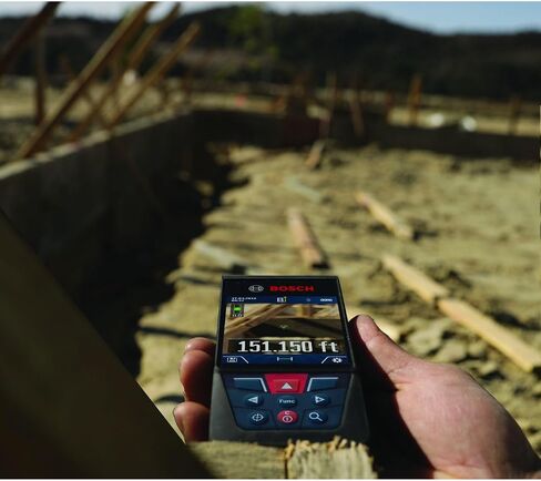 BOSCH GLM400CL Blaze Outdoor 400ft Bluetooth Connected Laser Measure with Camera & Lithium-Ion Battery in Saudi Arabia