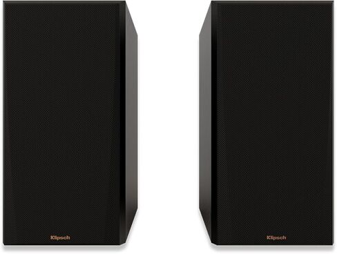 مكبرات صوت على رف الكتب من Klipsch RP-600M II - حزمة من خشب الأبنوس (زوج) مع سلك مكبر صوت Deco Gear بطول 100 قدم و16 AWG + مقابس مكبر صوت نحاسية، 5 أزواج in Kuwait