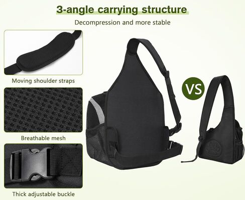 حامل حبال للكلاب الصغيرة من بيكوت مع شبكة مسامية تصل إلى 3.5 كجم/7.7 رطل، حقيبة ظهر محمولة لحمل الحيوانات الأليفة للقطط والكلاب الصغيرة، رائعة للتشيهواهوا والمالطية ويوركشاير ترير، كلب صغير طويل الشعر in Kuwait