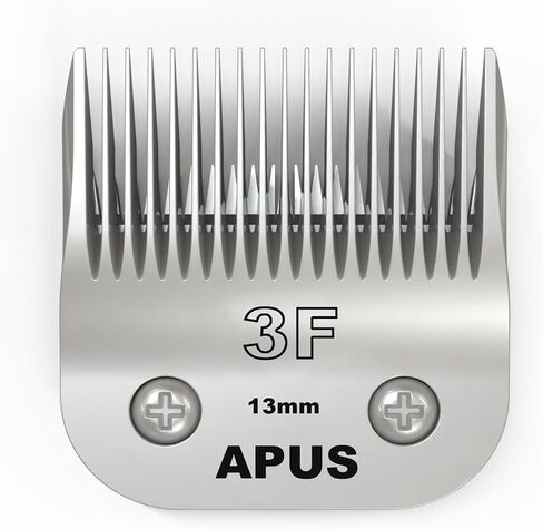 APUS Dog Grooming Clipper A5 Blade,Size 3F 13mm (1/2") Made of High Carbon Steel and Ceramic Compatible with AGC/KM2/Golden A5 Clippers. in Saudi Arabia