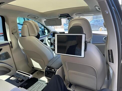 Headrest Adapter for Postless Headrest EQE, EQS, EQE350, EQS450, GLC SUV Coupe, E Class, C Class Sedan, SUV using a Two-Post Tablet Mount Holder That fits iPad, Pro, Air, Galaxy, Black in Saudi Arabia