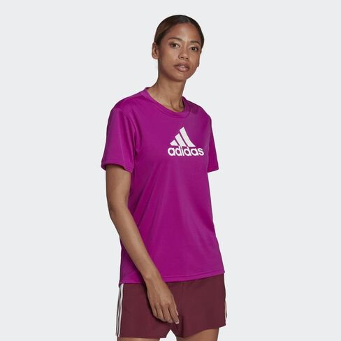 adidas Women's Primeblue Designed 2 Move Logo Sport Tee in Saudi Arabia