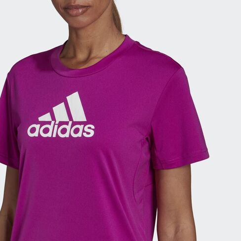 adidas Women's Primeblue Designed 2 Move Logo Sport Tee in Saudi Arabia