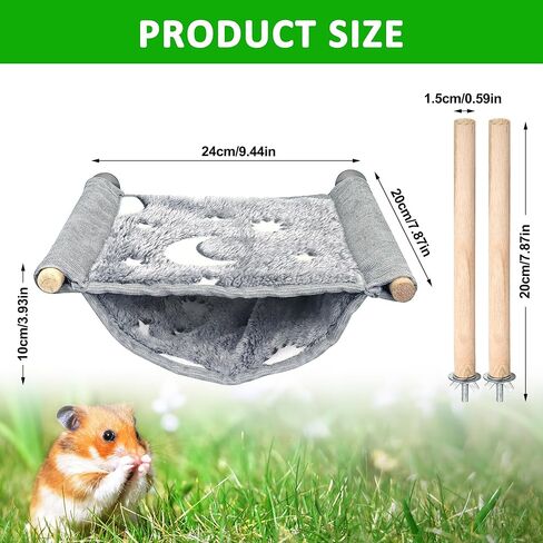 Upgraded Guinea Pig Bed, Luminous Guinea Pig Hideout, Hanging Bird House for Parakeets Bunny Chinchilla Small Animals in Kuwait
