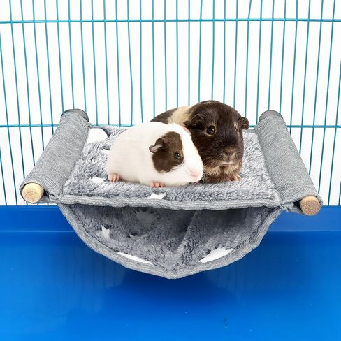 Upgraded Guinea Pig Bed, Luminous Guinea Pig Hideout, Hanging Bird House for Parakeets Bunny Chinchilla Small Animals in Kuwait