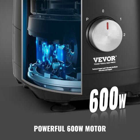 VEVOR Food Processor, 9 Cup Small Vegetable Chopper, 600 Watts 2 Speed Electric Meat Processors, 10Pcs Blade & Disc, Built-in Storage Drawer, Large Feed Chute & Pusher, Slice, Shred, Puree, dough in Saudi Arabia