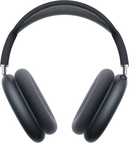 Apple AirPods Max Wireless Over-Ear Headphones, Pro-Level Active Noise Cancellation, Transparency Mode, Personalized Spatial Audio, USB-C Charging, Bluetooth Headphones for iPhone - Midnight in Saudi Arabia