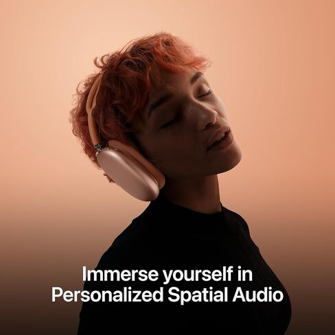 Apple AirPods Max Wireless Over-Ear Headphones, Pro-Level Active Noise Cancellation, Transparency Mode, Personalized Spatial Audio, USB-C Charging, Bluetooth Headphones for iPhone - Midnight in Saudi Arabia