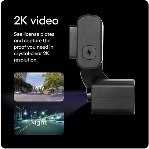 Nexar beam2 Dash Cam - 1 Year Nexar Connect Subscription Included - 2K QHD LTE Connected Unlimited Cloud Storage Live Streaming Parking Mode Night Vision - Front & Cabin Cam (128GB Internal Storage) in Saudi Arabia