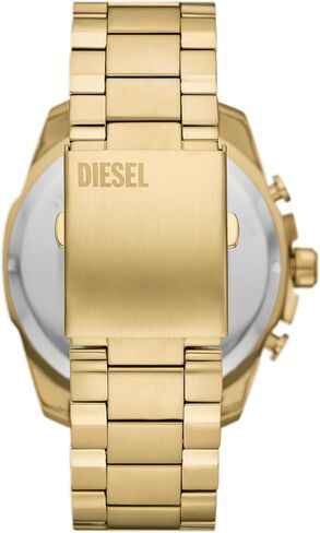 Diesel Men's 'Mega Chief' Quartz Stainless Steel Watch, Color:Silver-Toned (Model: DZ4417) in Saudi Arabia