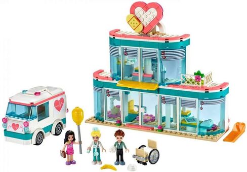 LEGO 41394 Friends Heartlake City Hospital Playset with Emma and 2 Other Mini Dolls, for Girls and Boys 6 in Saudi Arabia