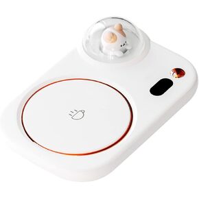 Sempoda Coffee Mug Warmer for Desk Office Home, Smart Coffee Cup Heater with 3Temperature Setting & 8Hours Auto Shut Off, Candle Warmer with Night Light for Beverage Milk Tea Water Cocoa Hot Chocolate