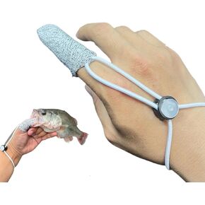 Professional-Creative Single-Finger Glove No-Slip No-Scratch Index Finger Glove Stall Shield Fishing Finger Shield for Outdoor Fishing Casting Gloves for surf Fishing Gloves Men Women