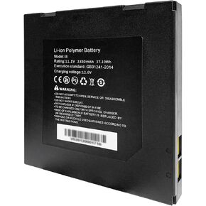 Rsrteng i8 3350mAh Battery for CCTV Tester 11.1V 37.19Wh Rechargeable Lithium-ion Polymer Battery Spare Battery Only Compatible with X9-MOVTADHS Pro, H20 Series