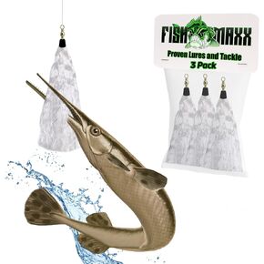 Gar Fishing Lure, Fishing Gear, Fishing Lures, Fishing Tackle, Fishing Bait, Fishing Lures for Freshwater, Fishing Supplies, Fishing Accessories, (3 Pack)
