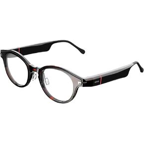 SOLOS Smart Glasses AirGo™ 3 Argon 8 | Crystal Gray | Powered by ChatGPT | Stereo Speakers | Blue Light Blocking | Bluetooth | USB C Charging | Compatible with iOS and Android