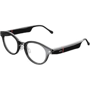 SOLOS Smart Glasses AirGo™ 3 Argon 8 | Crystal Gray | Powered by ChatGPT | Stereo Speakers | Blue Light Blocking | Bluetooth | USB C Charging | Compatible with iOS and Android