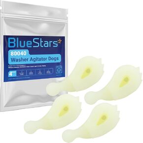 (2023 Update) 4 Packs 80040 Washer Agitator Dogs Replacement Kit by BlueStars - Easy to Install - Exact Fit for Whirlpool & Kenmore Washers - Replaces 285612 285770 3366877 387091