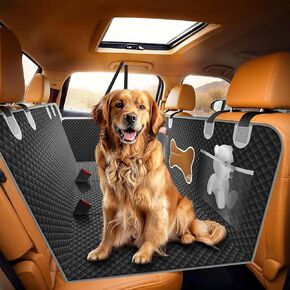Bobby's Moment Back Seat Extender for Dogs – Durable Hard Bottom Car Seat Cover for Dogs & Pets - Ultimate Pet Travel Protection for Trucks, SUVs & Cars, Easy to Clean & Washable Dog Car Hammock