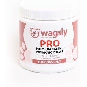 PRO – Daily Probiotic for Dogs Digestive Health - Bacillus Coagulans, Digestive Enzymes, Immune Support, Diarrhea & Bowel Relief, Natural Duck Flavor - 90 Count - Dog Gut Health Supplement
