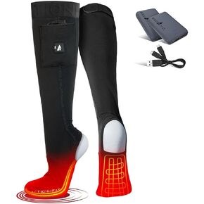 بطانات جورب مسخنة ببطارية 5 فولت من ActionHeat مع حزم بطاريات - تسخن حتى 150 درجة فهرنهايت لمدة تزيد عن 5 ساعات in Kuwait