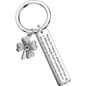 De&ai Dog Lover Gift Keychain Dog Inspirational Keychain For Men Vet Jewelry Doggie Dad Jewelry Brother Gift