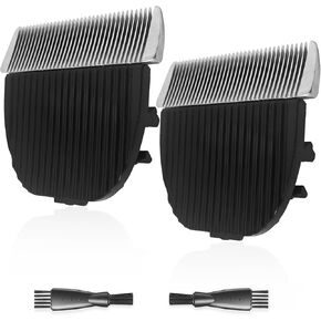 2 Pack Dog Grooming Replacement Blades for HOLDOG Dog Grooming Kit, Ceramic Edge for Smooth Cutting Compatible with HOLDOG Cat Clippers, 2 Cleaning Brush