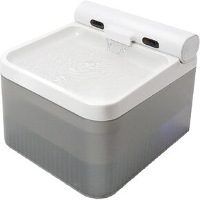 Wireless Cat Water Fountain, 135oz/4L Automatic Cat Water Fountain Wireless, Battery Operated Cat Water Fountain, Quiet Pump, with Motion Sensor Pet Fountain, Triple Filtration, BPA-Free