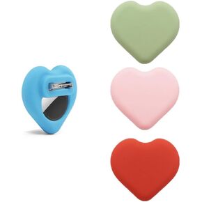 AirTag Holder for Kids, 4 Pack Silicone GPS Tracker Case with Safety Pins for Children, Elderly, Backpack, Luggage, Hidden Inside Clothes (Green/Blue/Pink/Red)