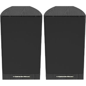 Cerwin Vega Home Audio LA165B 6.5 inch 150 Watts 2-Way Bookshelf Speakers (Black)