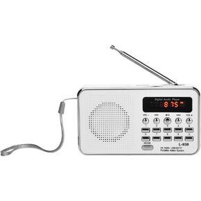 Docooler L-938 Mini FM Radio Digital Portable 3W Stereo Speaker MP3 Audio Player High Fidelity Sound Quality w/ 1.5 Inch Display Screen Support USB Drive TF SD MMC Card