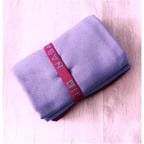 Decathlon Nabaiji Swimming Microfiber Pool Towel Size L 80 x 130 cm - Light Purple Camping and Outdoor Blanket, Extra Large, Multi-Use Travel Towel for Camping, Hiking, Fishing, Biking and Climbing