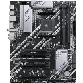 ASUS Prime B550-PLUS AC-HES AMD AM4 (3rd Gen Ryzen) ATX Motherboard (Dual M.2, PCIe4.0, WIFI5, 1Gb Ethernet, SATA 6 Gbps, USB 3.2 Gen 2 Type-C, Front USB 3.2 Gen 1 Type-C and CEC Tier II Ready)
