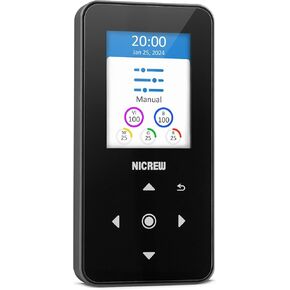 NICREW HyperReef Gen 2 Controller, 5 Channels Adjustable, Touch Button Control, 2.4 in LCD Screen, with Daisy Chain Function