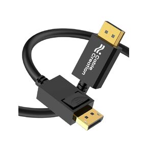 CableCreation VESA Certified DisplayPort 2.1/40Gbps Cable 2m/6.6ft, DP 2.1 Cable Support 8K@240Hz 4K@240Hz,PVC Display Port Cable Cord Compatible FreeSync G-Sync and HDR for Gaming Monitor,PC,RX 7900