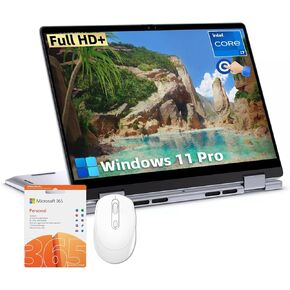Dell Newest Inspiron 2-in-1 Business Laptop, 14" FHD + Touchscreen, Intel 10-Core 7 150U Processor, 32GB DDR5 RAM, 2TB SSD, Wi-Fi, Webcam, Windows 11 Pro, with Microsoft Office Lifetime License