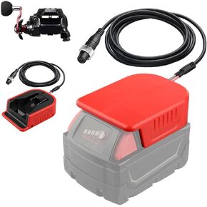 Fishing Reel Adapter for Milwaukee 18V M18 Li-ion Battery Converter, Use for Daiwa/for Shimano 14.4V Series for Daiwa Tanacom 1000 Leobritz 500 for Shimano BeastMaster 9000 Electric Reel adapter