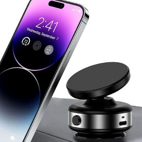 Magnetic Phone Holder, Car Phone Holder Mount, 360°Rotation, N52 Strong Magnet, Hands Free Automobile Cell Phone Holder for iPhone Android and All Smartphones