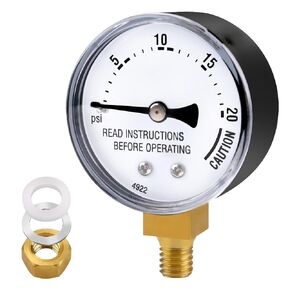 85772 Pressure Cooker Canner Steam Gauge Replacement for Presto Steam Gauge 82121 82237, Fit Pressure Canner Model 175107 01755 0175510 178001 178005