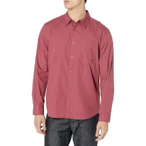 Calvin Klein Men's Solid Pocket Button-Down Easy Shirt