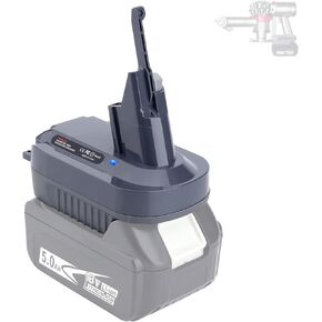 V6 Battery Adapter Compatible with Makita 18v Lithium Battery Replace for Dyson v6 Series Battery Adapter SV03 SV04 SV09 DC62 DC59 Animal Absolute Motorhead