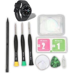 Front Glass Lens Repair Kit for Galаxу Watch 4 40mm R860 R865, Watch Screen Outer Glass Replacement Parts, No LCD Screen