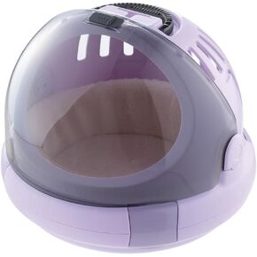 Richell Space Capsule Pet Carrier & Bed, Travel Carrier for Small Dog and cat