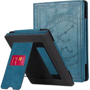 CoBak Case with Stand for Kindle Paperwhite - Durable PU Leather Cover with Auto Sleep Wake, Card Slot, Hand Strap Feature - Fits Kindle Paperwhite 11th Generation 6.8" Signature Edition 2021 Released