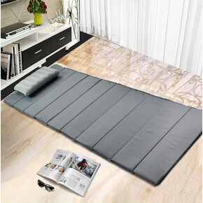 Folding Sleeping Pad, Soft & Durable Oxford Moisture-Proof Sleep Mats for Adults on The Floor, Portable Outdoor Lunch Break Nap Mat for Travel, Camping, Picnic