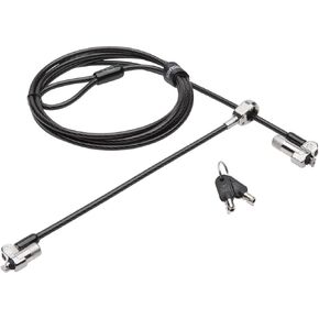 Kensington NanoSaver Keyed Dual Head Laptop Lock for Ultra-Thin Laptops/Tablets and Other Devices (K64448WW)