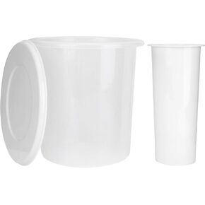 Ice Making Cups, Shave Ice Mold Party Set 67oz Clear Shaved Ice Molds Cup Reusable Shaved Ice Maker Snow Cone Machine Ice Mold Cup with Lid Shaved Ice Machine Accessories for Ice Bucket