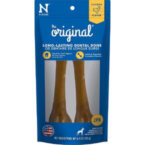 N-Bone The Original Bone Chicken Flavor Large 2 Count, 6.4oz-Bag
