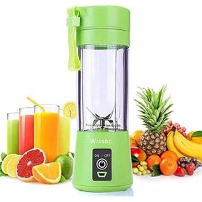 Portable Personal Blender, Mini Rechargeable USB Smoothie Maker, Stainless Steel Drink Mixer with Touch Screen Control (Purple), large